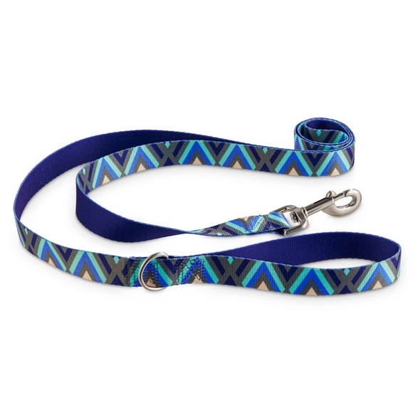 Good2Go Blue Chevron Dog Leash, 6' (One Size) NWT - Picture 3 of 4